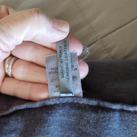 Campomaggi wool and leather large zipper tote - Picture 9 of 16